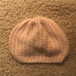 Pink, thin beanie